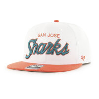 NHL San Jose Sharks Script Side Two Tone 47 CAPTAIN