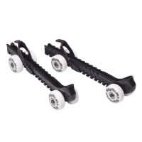 ROLLERGARD Kufenschoner mit Rollen Rot