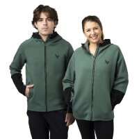 BAUER FLC Full Zip Colorblock - grün - Sr.
