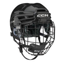 CCM Helm-Combo FTW Schwarz XS/S
