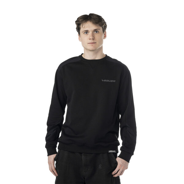 BAUER Knit Woven Crew - Sr.
