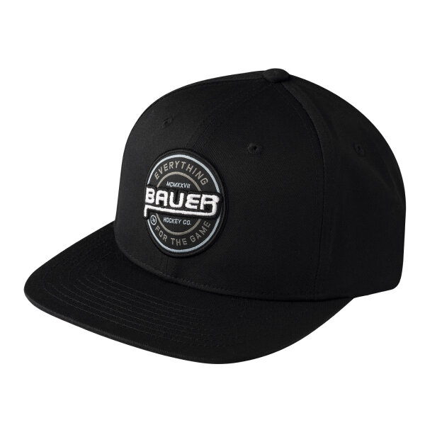 BAUER Twill Snapback Hat - schwarz