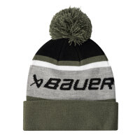 BAUER Intarsia Knit Pom - grau/grün