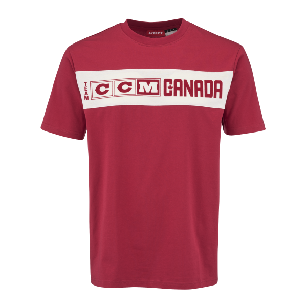 CCM Flag Team Canada Short Tee Harvard Sr M
