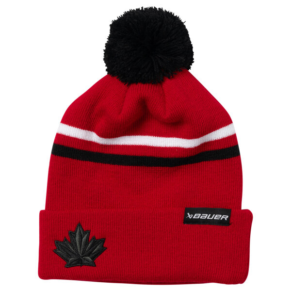 BAUER Hockey Canada Striped Pom - rot - Sr.